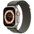Apple Watch Ultra Titanium Case with Alpine Loop Green Color