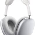 Apple AirPods Max Wireless Over-Ear Headphones Silver Color Side View