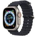 Apple Watch Ultra Titanium Case with Ocean Band Midnight Color