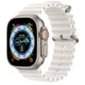 Apple Watch Ultra Titanium Case with Ocean Band Whilte Color