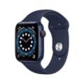 Apple Watch Series 6 Blue Aluminium Case with Navy Sport Band