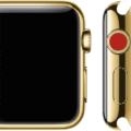 Apple Watch Edition 1st Gen watch-38mm-yellow-gold-red-cap