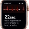 Apple Watch Series 5 Gold Aluminum Heart Rate