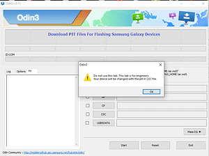 Download PIT files for Samsung Galaxy Devices Flashing via Odin - What is a Samsung PIT file